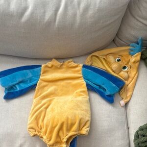 Yellow and Blue Kids One Piece Costume